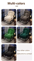 Chaise paresseuse inclinable de ménage pour se détendre bébé enfants adulte coloré canapé inclinable simple chaise nordique moderne pour chambre à coucher hôtel