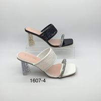 Mules à talon chaton ornées de fleurs de perles pour femme – Idéales pour les soirées estivales