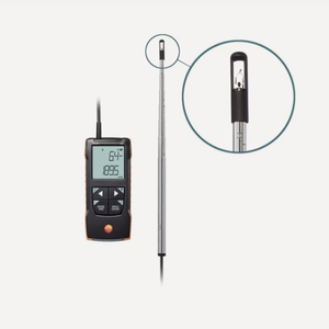 Anémomètre numérique à fil chaud Testo 425 0563 0425 Allemagne – Instrument de mesure de la vitesse et de la température de l'air - Product Image 5