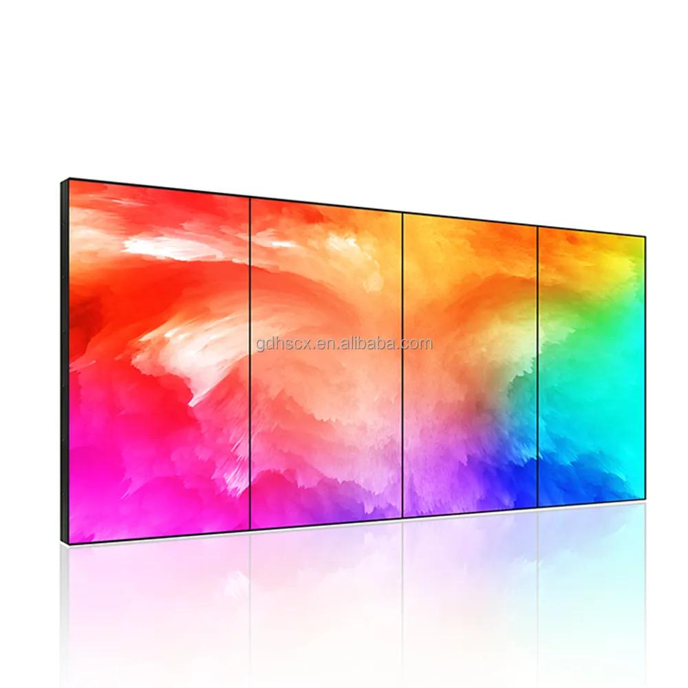 46 49 55 65 75 85 98 Inch Wall Mount 4K Kinetic Video Wall Trade Show Narrow Bezel LCD Panel p10 xx HD Video Wall Led Screen