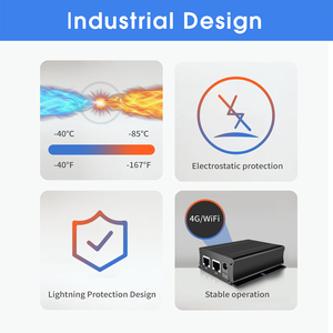 เราเตอร์ CPE LTE 4G RS485 RS232ชิป MT7628 DC9-36V 300Mbps 2.4G Firewall WiFi พร้อมช่องเสียบซิมการ์ด - Product Image 5