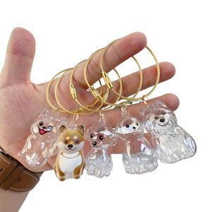 Custom 3d Keyring Transparent Plastic Key <b>Ring</b> Storage for <b>cat</b> and Dog Hair - Product Image 1