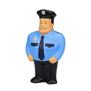 Custom Logo PU Foam Character Policeman Shaped Soft Slow Rising Stress <b>Ball</b> Promotional Gifts <b>Squeeze</b> Toys for Kids Boys Girls - Product Image 3