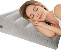 Oreiller de coin gonflable en velours pour le repos dorsal oreiller de coin gonflable pour le dossier oreiller de coin pour la rééducation du genou