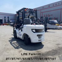 Chariot élévateur GPL 4 tonnes 5 tonnes à essence et gaz propane, directement de l'usine chinoise, pour la vente en gros