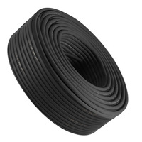 24AWG Hi-End Mic XLR Cable equilibrado AL Foil + Trenza Doble escudo Conductor de cobre puro PVC Bajo ruido 100M Cada paquete