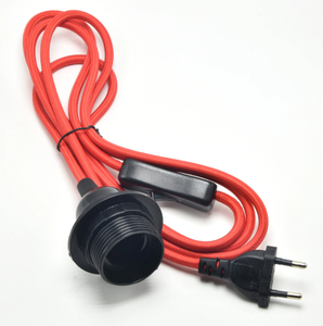 Dệt Vải Gia Đình/Dây Vải Dây Set Với Cắm/Cáp Điện Cắm Set - Product Image 3