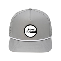 Casquettes de baseball et de golf pour hommes avec logo personnalisé, en nylon découpé au laser, séchage rapide, imperméables, respirantes, avec cordon