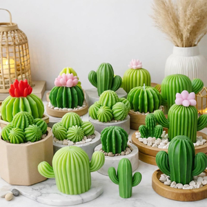 Moule en silicone 3D en forme de fleur succulente, polyvalent, facile à démonter, qualité alimentaire, résistant au four, écologique, pour bougies, diffuseurs d'arômes, gâteaux - Product Image 4