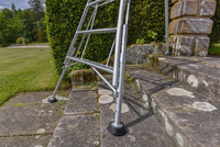 Escalera Profesional para Cosecha en Huertos, 6 Peldaños, Diseño de Trípode Plegable, Capacidad de 330 lb, Altura de 9.8 pies, para Recolección de Manzanas y Cerezas en Granjas