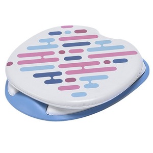 PVC Soft <b>Cushion</b> Potty Seat Geometric Print White Baby Toilet Chair <b>Stool</b> - Product Image 1