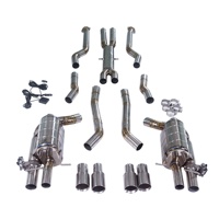 Vente flash - Système d'échappement Catback en alliage de titane pour M5 E60 SB5 V10 2007-2010 - Tuyau d'échappement Valvetronic - Silencieux personnalisé