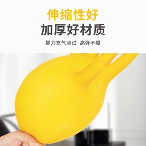 Gants de travail en latex entièrement texturés antidérapants, protection industrielle, usage général, longueur allongée, résistants aux acides et aux alcalis - Product Image 2