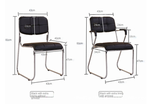Silla de <span class=keywords><strong>Oficina</strong></span> Económica y Sencilla <span class=keywords><strong>para</strong></span> Conferencias, Recepción, Capacitación, Silla de Computadora de Cuero - Product Image 6