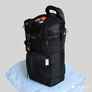Sac à dos pour appareil photo certifié BSCI, sacoche étanche grande capacité avec compartiment pour ordinateur portable 15,4 pouces et housse de pluie pour - Product Image 1