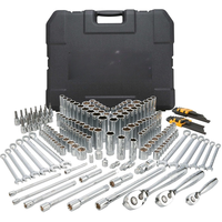 Ensemble d'outils de garage 192 pièces en chrome vanadium pour mécanicien automobile, comprenant clés à cliquet et douilles