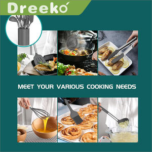 Juego de utensilios de cocina de silicona, Umite ChefUtensilios de cocina 15 piezas Antiadherente Silicona Rose Gold HandleCooking Tools - Product Image 5