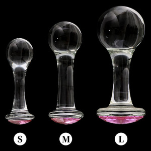 Tapón Anal Transparente con Incrustaciones de Diamantes Esféricos, Resistente al Agua, Juguete de Autoestimulación BDSM para Mujeres - Product Image 2