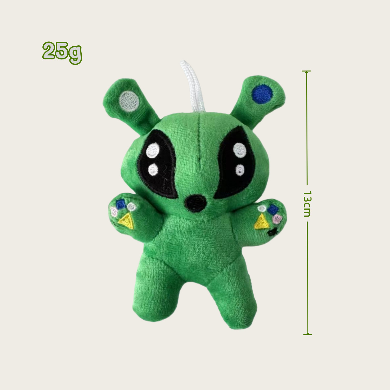 Pendentif alien vert