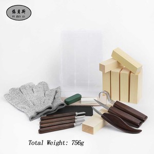Walnut Handle Carving <strong>Chisels</strong> Set 60 Chromium Steel V/U <strong>Gouges</strong> Professional DIY Woodworking Tools for Furniture Restoration - Product Image 3