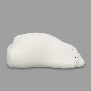 White Bear-Shaped Fluffy <strong>Bean</strong> <strong>Bag</strong> Sofa Cute Childlike Furniture with <strong>Sit</strong> and Recline Feature for Children's Chair - Product Image 2