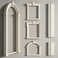Cadre de porte et de fenêtre multi-matériaux, en FRP, fibre de verre, polyuréthane, UPVC, PVC, alliage d'aluminium, cadre de contour de porte et de fenêtre
