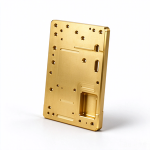 Panneau CNC en aluminium OEM à haute planéité, plaque de positionnement rainurée sur mesure, raccord d'automatisation de précision usiné - Product Image 2