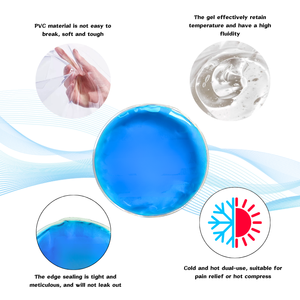 Compresse froide circulaire petits packs de glace Packs de glace ronds Pack de glace gel chaud et froid pour le soulagement de la douleur - Product Image 4