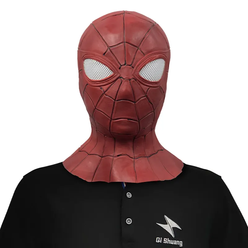 Black Spider Latex Vollkopf maske Gift Kostüm Requisiten Halloween Kostüm Zubehör Film Cosplay Superhelden Maske