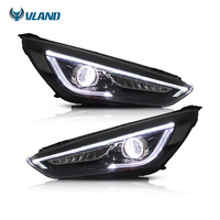 Vland-luz de cabeza secuencial para coche Ford Focus, lámpara frontal de señal de giro, venta al por mayor, de fábrica, 2015-2018