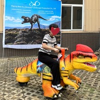 Équipement de parc d'attractions : Manège dinosaure, Trottinette électrique torsadée, Équipement animatronique de dessin animé personnalisé pour enfants