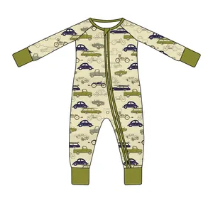 Custom Pyjama Kids Bamboe Katoenen Jongens En Meisjes Nachtkleding Huiskleding Voor Kinderen Romper Actieve Kleding Boetiek Outfit Nachtkleding
