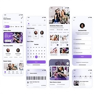 Salon Spa Booking App-<b>Book</b> <b>Appointments</b> Instantly Choose Professionals Make Secure Payments Compatible with MAC - Product Image 1