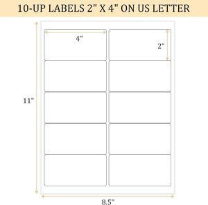 Có thể tái chế FBA vận chuyển nhãn nhãn vận chuyển gửi thư dán Nụ Hôn cắt A4 trắng tự dính dán cho laser/Máy in phun - Product Image 3