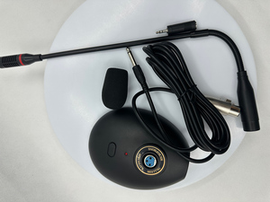 Microphone de conférence audio filaire USB portable à faible coût, micro col de cygne de bureau avec XLR vers haut-parleur pour salle de réunion - Product Image 6