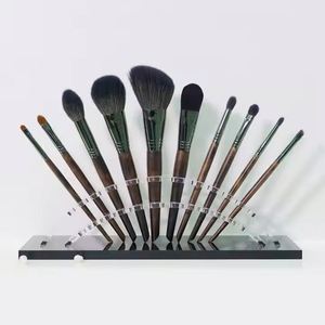 Ulikeke 10PCS Make up Brushes Kits Private Label Natural Wooden Handle High Quality Luxury Goat Hair Makeup Brushes - Product Image 4