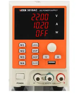 VICTOR 3010AC DC Power Supply Top type Program Control Smart switch Stabilization 30V10A Adjustable with USB