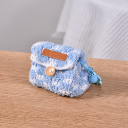 Blue and white