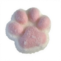 Jouet anti-stress en forme de patte de chat, vente en gros, grande taille, texture plastique type slime, gadget anti-stress esthétique