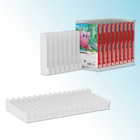 Support de rangement multifonctionnel 16 en 1, grande capacité, pour PS5/PS4/Nintendo Switch, support de rangement pour disques de jeu