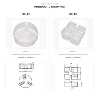 Réservoir d'huile carré transparent en PC durable de 20 ml avec rail de guidage, distributeur d'huile automatique pour pièces de rechange d'ascenseurs de villas, appartements et hôtels