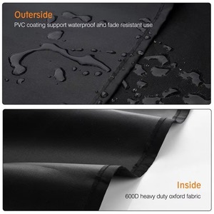 Housse de protection pour fumoir à poisson certifiée BSCI, compatible avec les fumoirs électriques à huile, avec sangles en nylon résistant au vent - Product Image 5