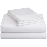 Ensemble de draps de lit d'hôtel en mélange de coton et de polyester, housse de couette et taies d'oreiller blanches anti-plis, ensemble de literie 4 pièces, taille personnalisée, logo OEM