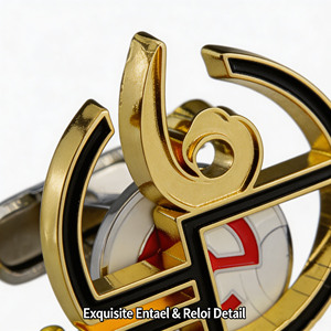 Broche de revers personnalisée en alliage de zinc creux 3D gaufré, pour costume d'affaires, broche de mode, logo personnalisé, badge métallique de luxe, cadeau d'entreprise - Product Image 2