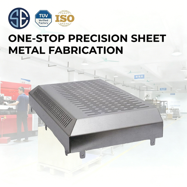Custom Stainless Steel Sheet Metal Fabrication Parts | Industrial Automation Inverter Top Cover Enclosure Housing Sheet Metal