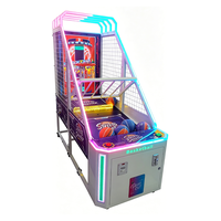Machine de tir au basket-ball pour enfants à monnayeur, jeu d'arcade d'intérieur, en acrylique, avec détection de mouvement, version anglaise/japonaise