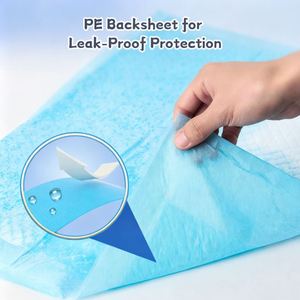 Disposable Pet Pee Pads High Absorbency Potty Training <b>Mats</b> for Puppy Double Layer M 60x60cm Pet Potty Pads - Product Image 4