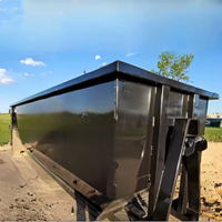 Conteneurs à déchets à ouverture supérieure de type Hook Lift, disponibles en plusieurs tailles, à prix de gros et au meilleur prix