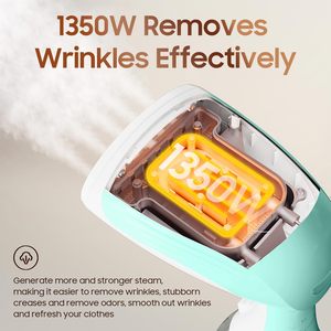 เตารีดไอน้ำแบบมือถือ 1500W เครื่องรีดผ้าพกพา แปรงไอน้ำขนาดเล็ก เตารีดไฟฟ้าขนาดเล็ก เตารีดสำหรับเดินทางธุรกิจ - Product Image 3