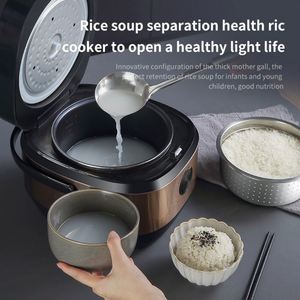 Cuisinière à riz intelligente 3L à faible teneur en glucides, cuve intérieure en acier inoxydable, mini-cuisinière à riz électrique numérique à faible teneur en sucre - Product Image 4